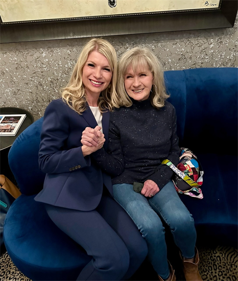 Rep. Pettersen with her mom